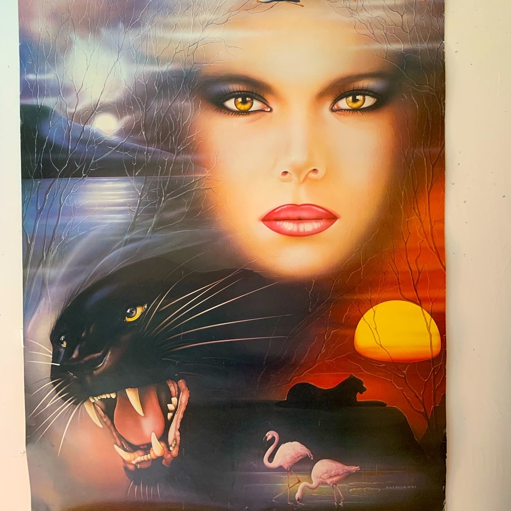 Vintage 80’s Italian  poster